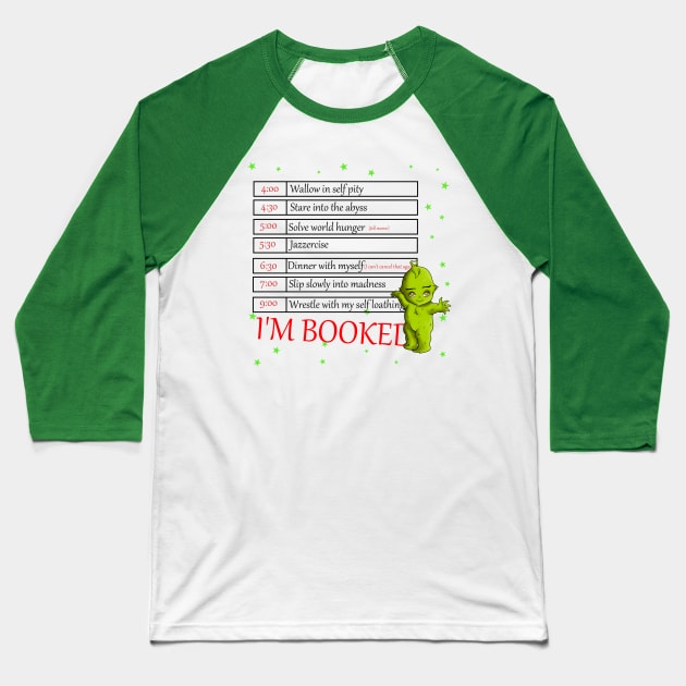 I'm Booked Star Baseball T-Shirt by ImSomethingElse